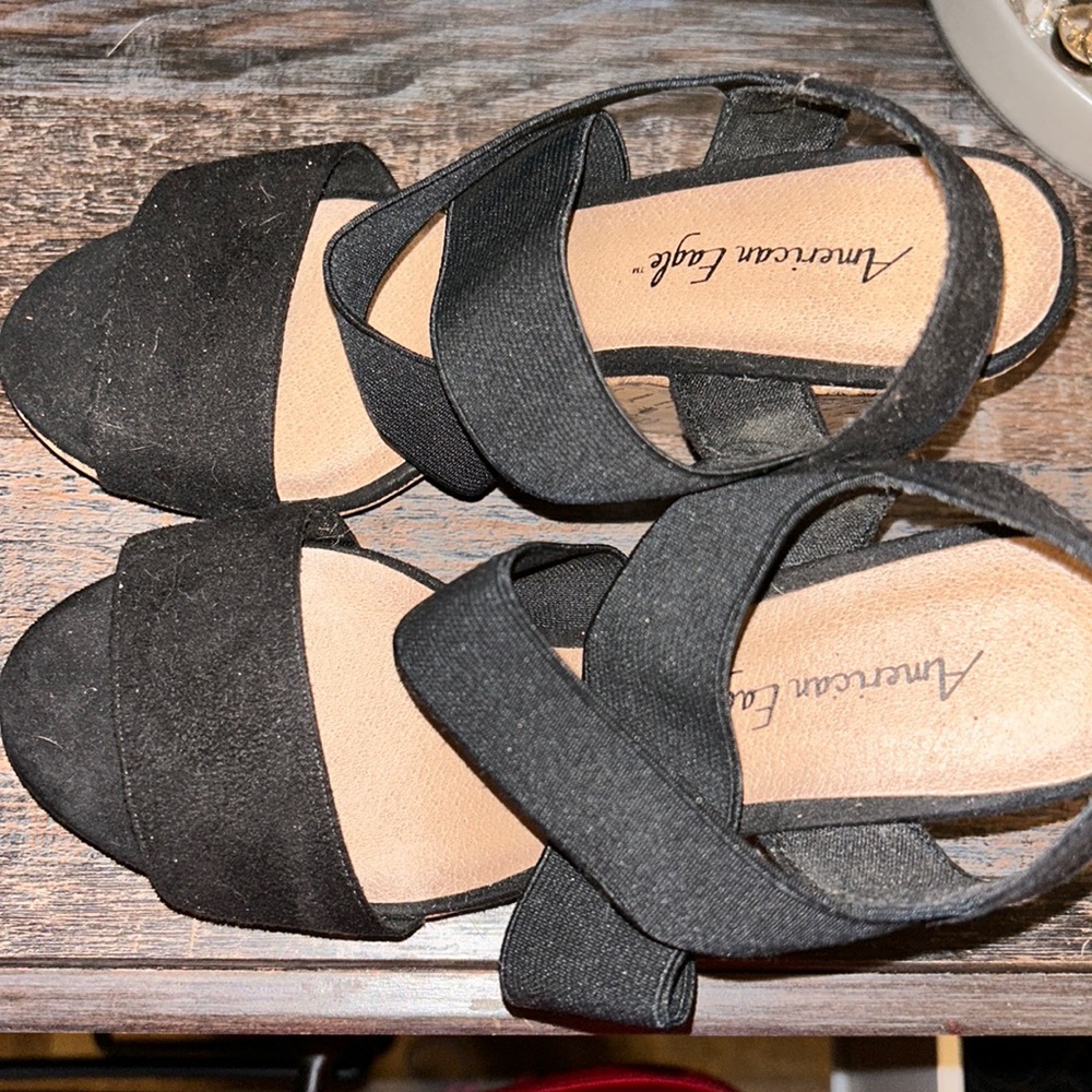 American eagle high heel wedges size 5/12